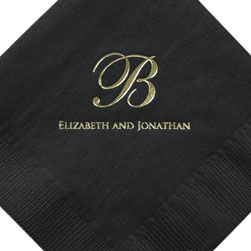 Serenity Foil Stamped Napkins