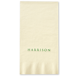 Foil-Stamped Trajan Guest Towels