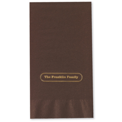 Foil-Stamped Family Guest Towels