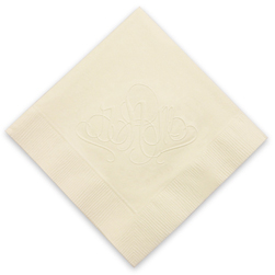 Madrid Monogram Embossed Napkins