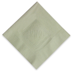 Oxford Monogram Embossed Napkins
