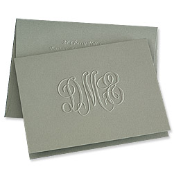 Eco-Traditional Monogram Note
