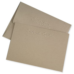 Eco-Paper Sculpture Card