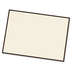 Three-Letter Monogram Card