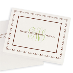 Couples Monogram Note