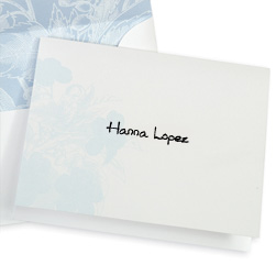 Blue Botanical Note