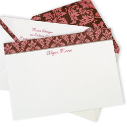 Damask Fashion Card