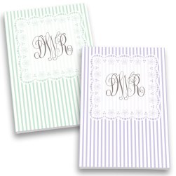 Quilted Monogram Personalized Journal Set