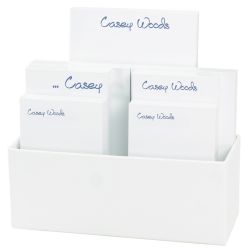 Anthony 7-Tablet Set - White with Linen holder