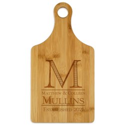 Established Paddle Cutting Board - Engraved