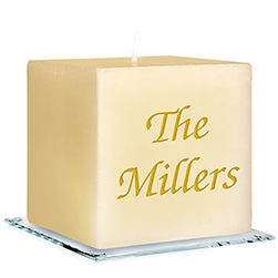 Family Personalized Candle - Engraved