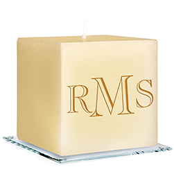 Riverwood Monogram Personalized Candle - Engraved