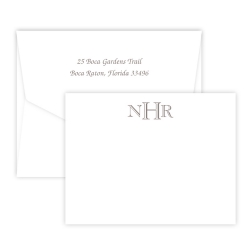 Altamira Monogram Card - Digital Print - Fairfax Stationery