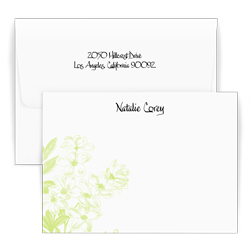 Green Botanical Card
