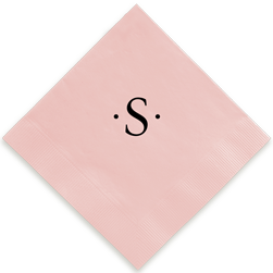 Executive Single Letter Foil-Pressed Napkin