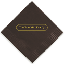 Family Foil-Pressed Napkin