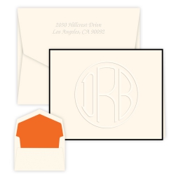 Henley Grand Monogram Note - Embossed