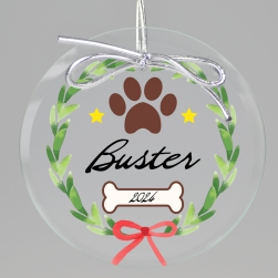 Deck the Paws Keepsake Printed Ornament 