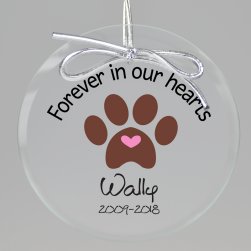 Furever Memorial Keepsake Printed Ornament 