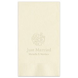 Nuptial Guest Towel - Embossed