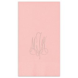Roberta Monogram Guest Towel - Embossed