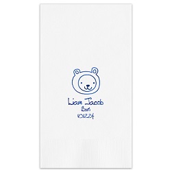 Animal Guest Towel - Foil-Pressed