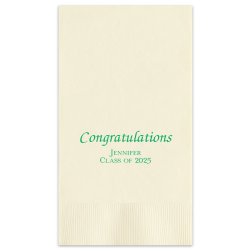 Celebration Guest Towel - Printed