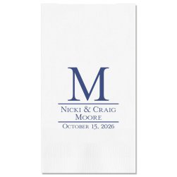 Established Guest Towel - Printed