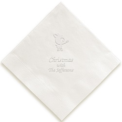 Yuletide Napkin - Embossed