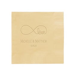 Wedding Napkin - Embossed