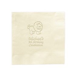 Animal Napkin - Embossed