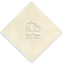 Autumn Napkin - Embossed