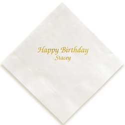 Expression Napkin - Foil-Pressed