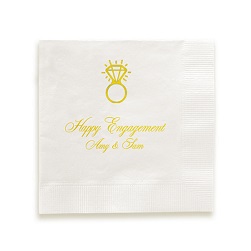 Nuptial Napkin - Foil-Pressed