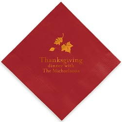 Autumn Napkin - Foil-Pressed