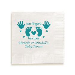  Ten Fingers and Toes Napkin