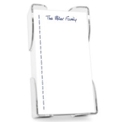 Family Pride List - White with holder
