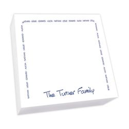 Family Arch Memo Square - White REFILL