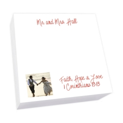 Custom Image Memo Square - White REFILL