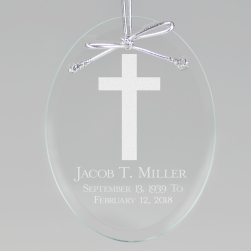 In Loving Memory Keepsake Ornament - Oval