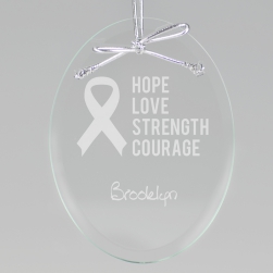 Awareness Keepsake Ornament - Oval