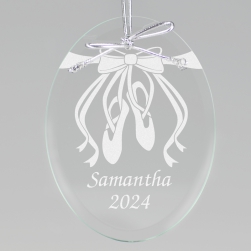 Ballet Keepsake Ornament - Oval