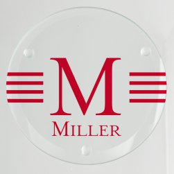 Millport Glass Coaster - Printed Raised Ink