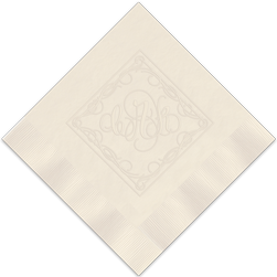 Oxford Monogram Embossed Napkin