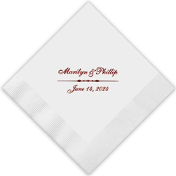 Forever Foil-Pressed Napkin