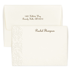 Damask Embossed Card