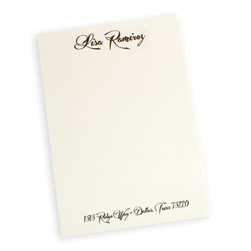 Blank Splendor Cotton Letter Sheets