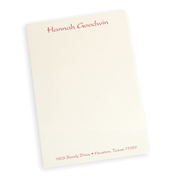 Blank Present Cotton Letter Sheets
