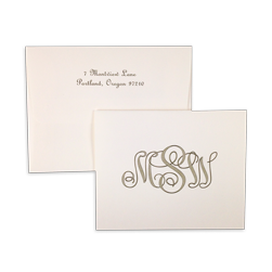 London Monogram Note - Triple Thick