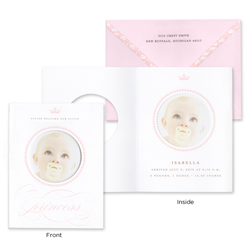 Little Princess Baby Announcement Cards